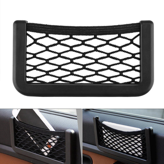 Universal Stick-on Car Seat Side Back Storage Net