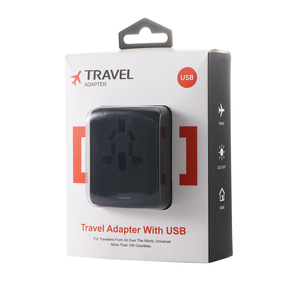 4 USB Ports Universal Travel Adapter All-In-One