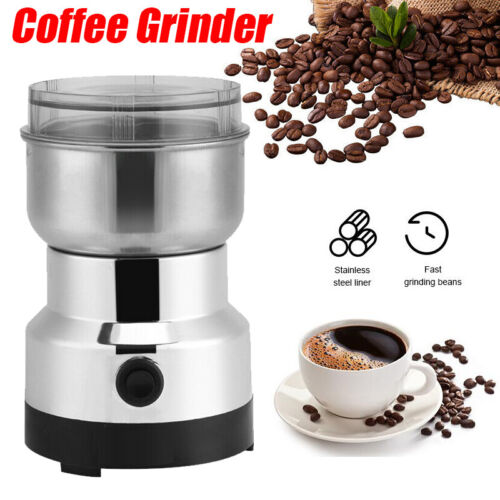 Electric Coffee Grinder Grinding Milling Bean Nut Spice Blade Blender