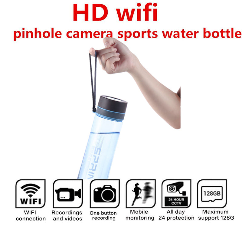 Water Cup Camera 1080P HD Camera with Wifi Water Bottle Camera
