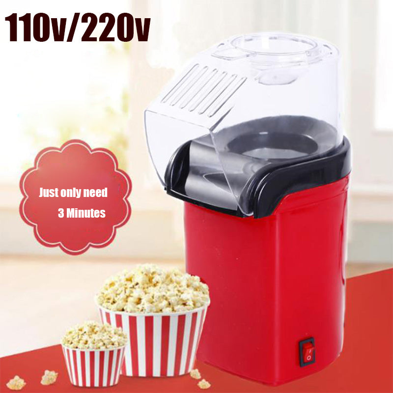 Electric Corn Popcorn Maker Automatic Hot Air Popcorn Making Machine