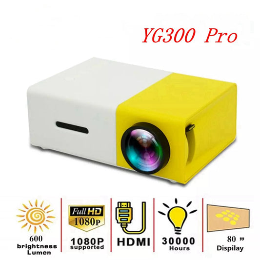 YG300 Pro Projector Mini Projector LED