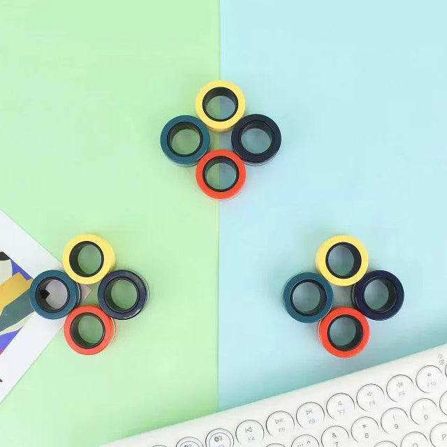 FinGears Magnetic Rings Fidget Toy Anti-stress Toy
