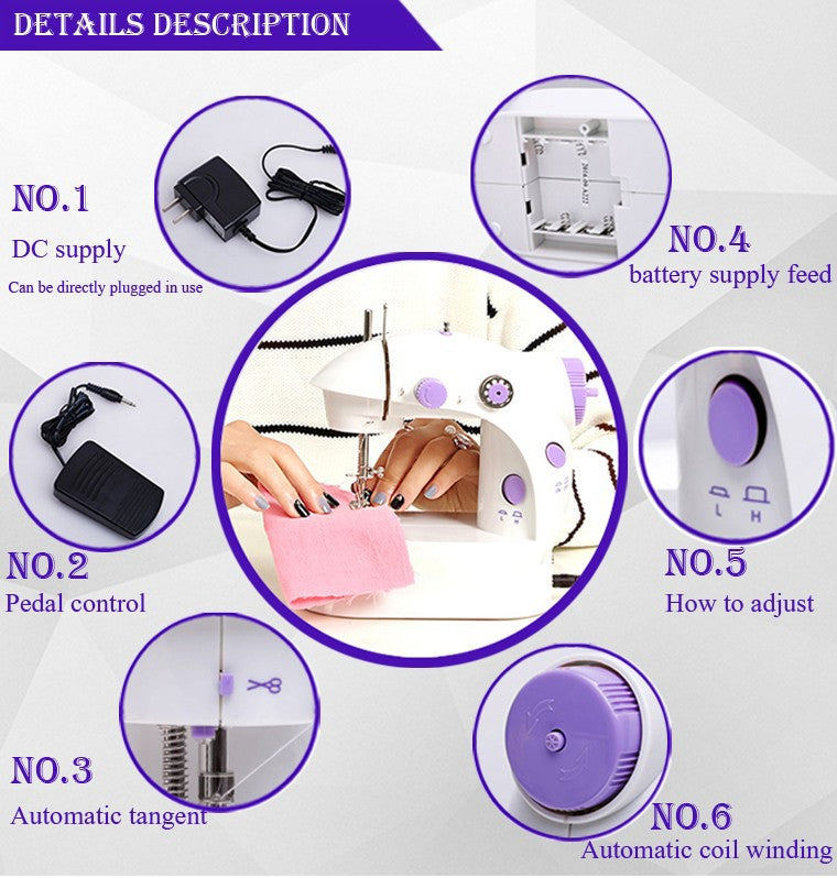 Portable Small Sewing Machine