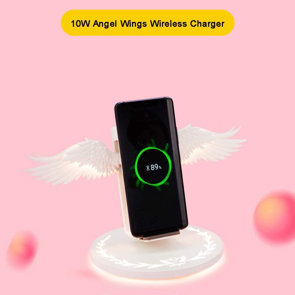 Qi Wireless Charger Angel Wings Fast Charger