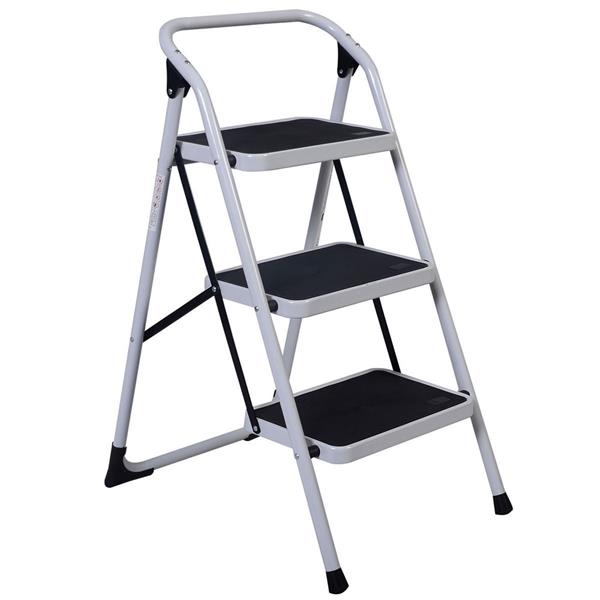 Home Use 3 Steps Short Handrail Iron Ladder