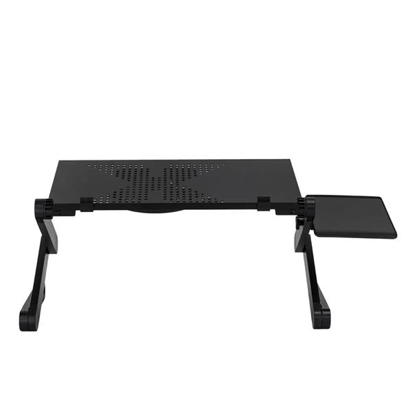Multifunctional Portable Folding Table with Fan & Mouse Plate