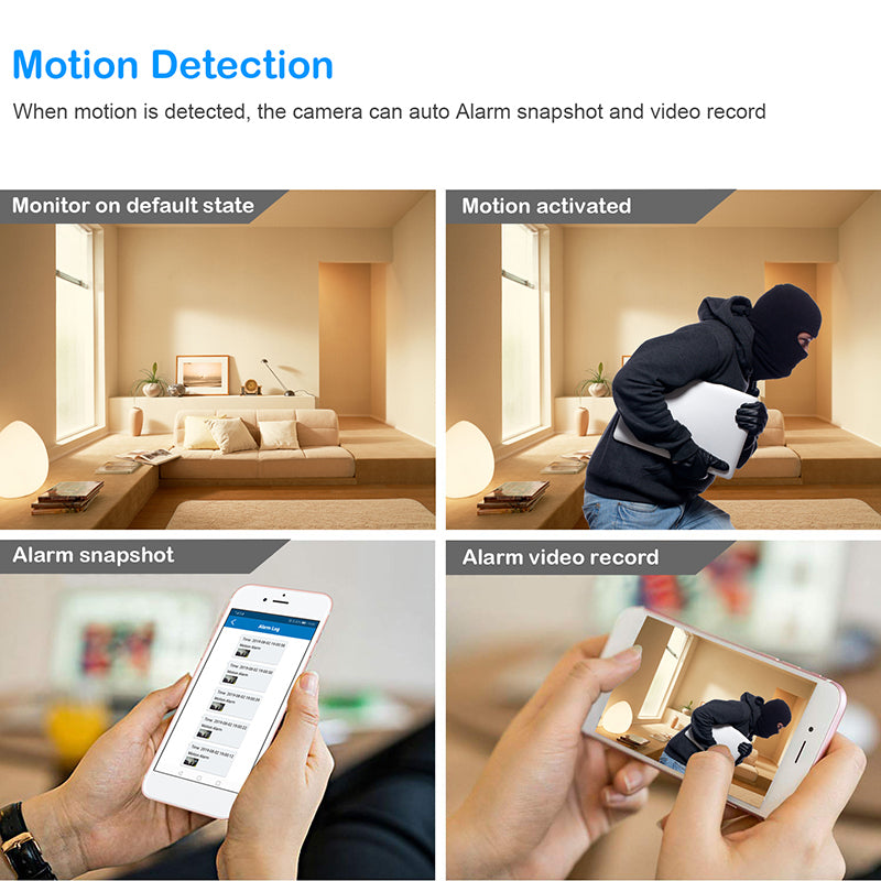 1080P HD Wifi USB Camera with Night Vision Motion Detection
