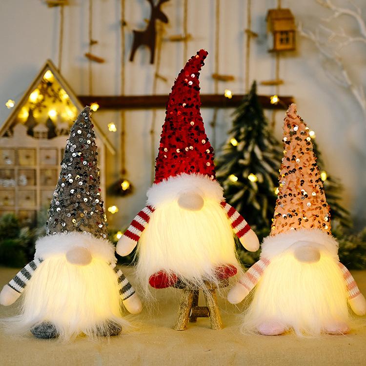 LED Light Christmas Gnome - pixibowstore