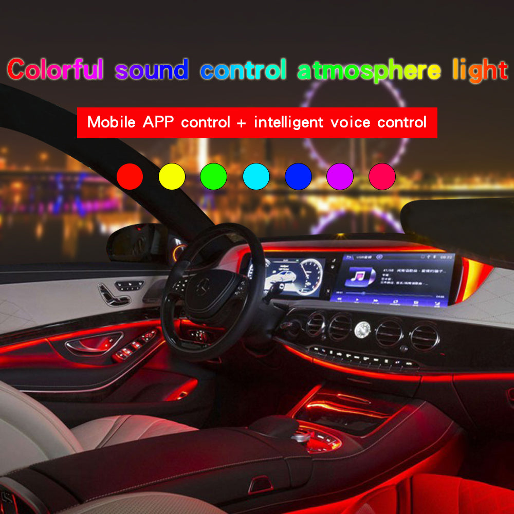 Colorful Car Interior RGB Lighting Atmosphere Light - pixibowstore