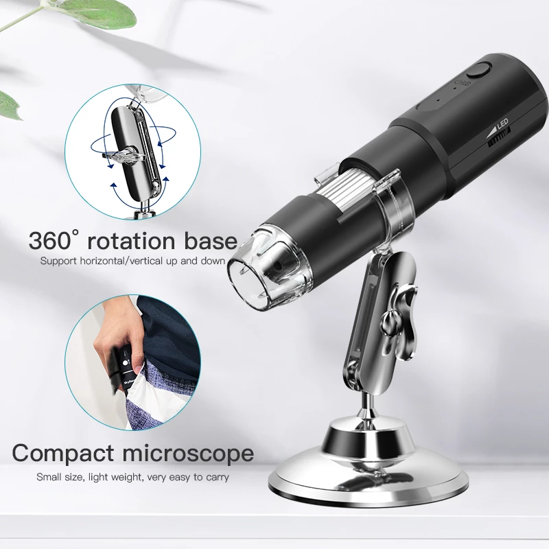 1000X Digital WIFI Microscope Portable Magnifier Camera Android IOS