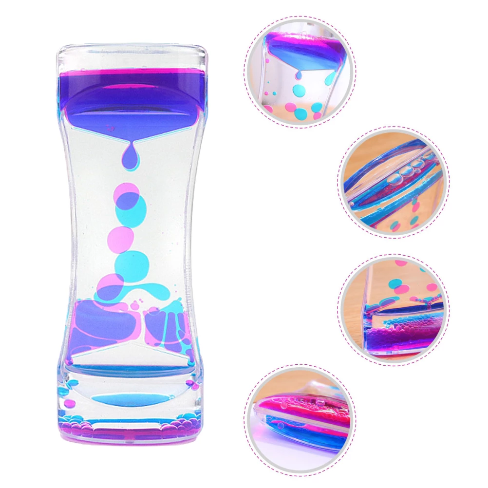 Double Color Sand Hourglasses Colorful Liquid Timer Anxiety Relief