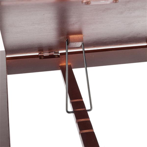 Retro Plain Design Adjustable Bamboo Lap Desk Tray