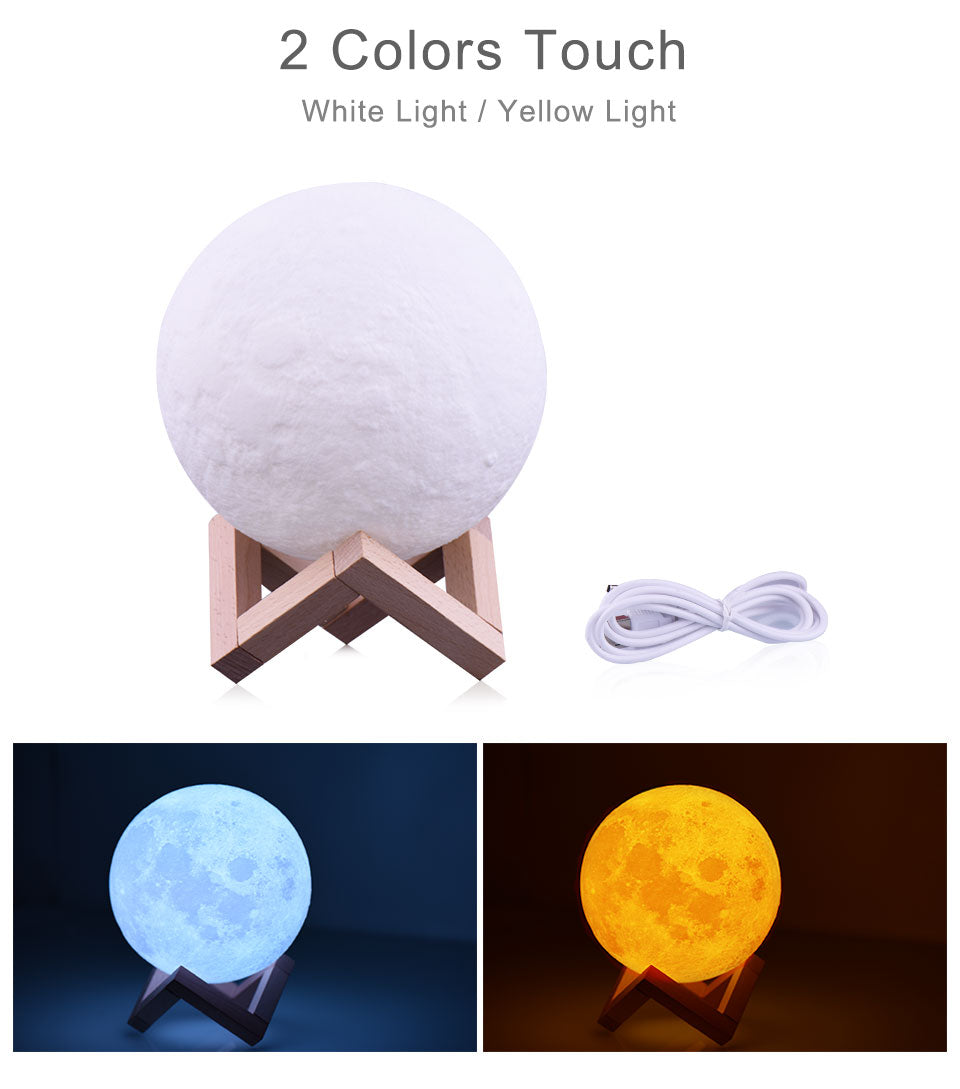 3d print moon lamp