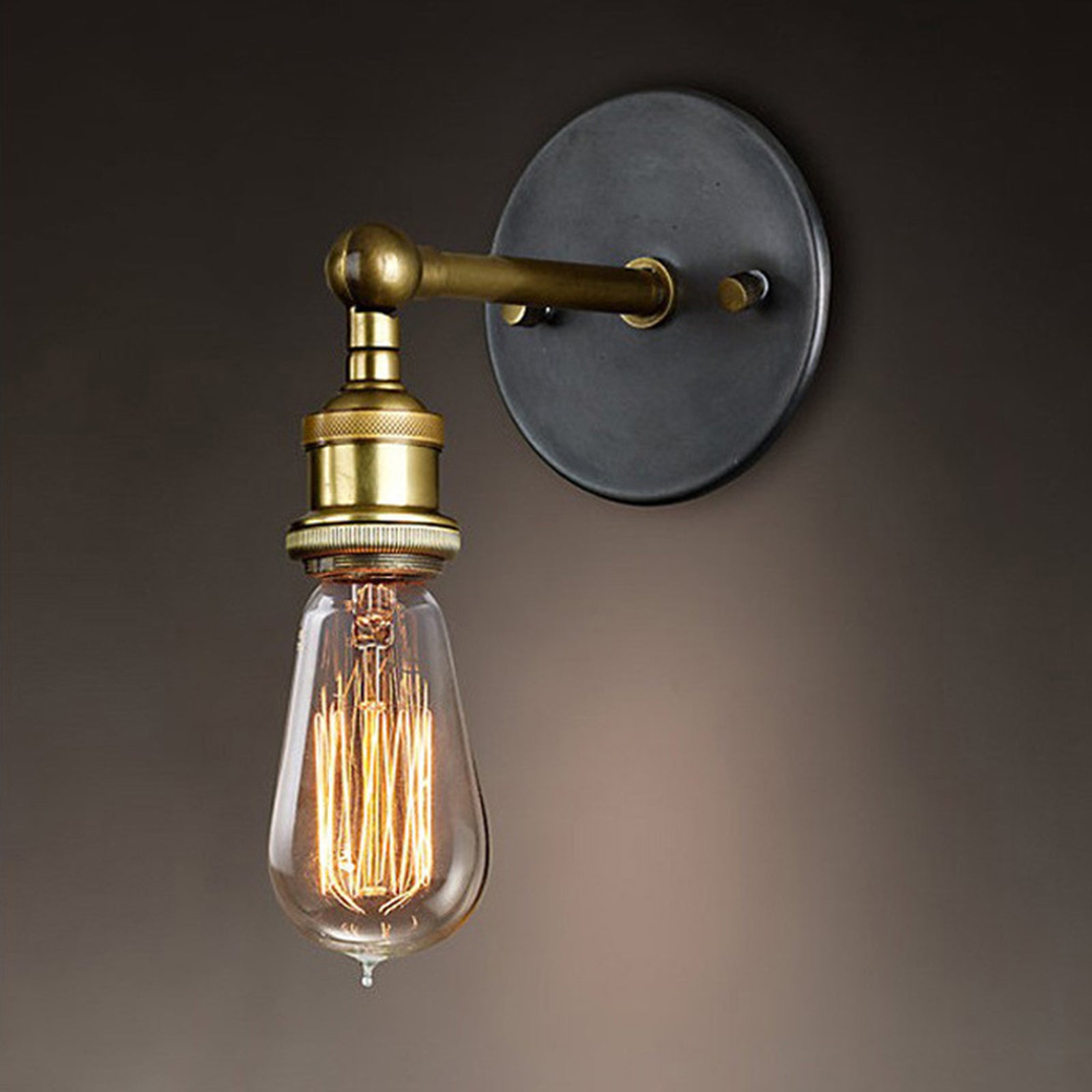 Adjustable Vintage Industrial Metal Wall Light - Pixibow