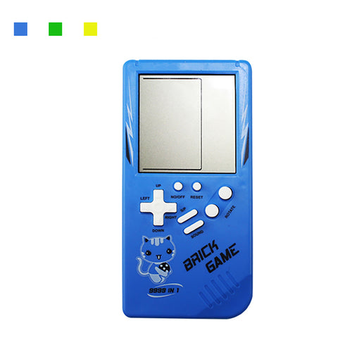 BLUE Retro Childhood Tetris Handheld Game Player - pixibowstore