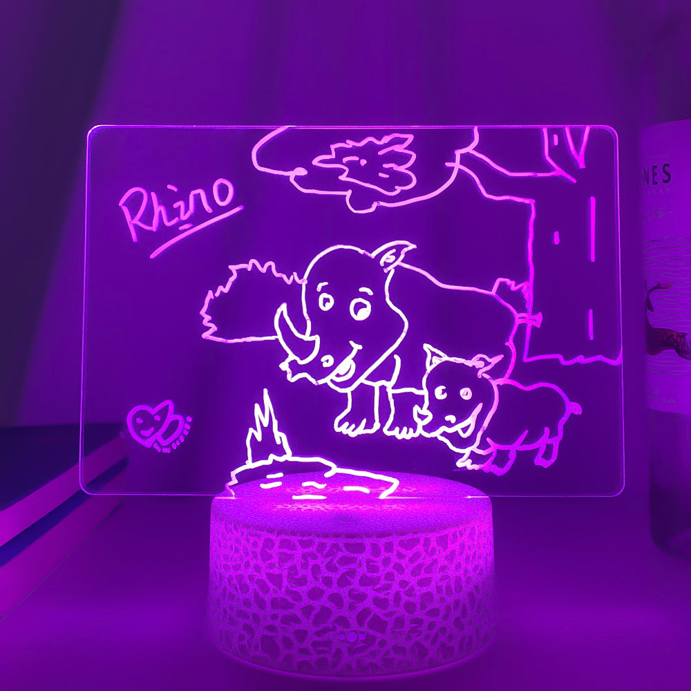 Rewritable Night Light with Message Board - Pixibow