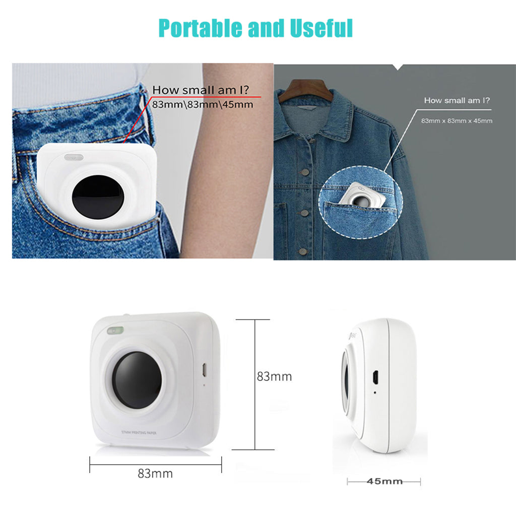 PAPERANG P2 P1 Pocket Portable Bluetooth Printer