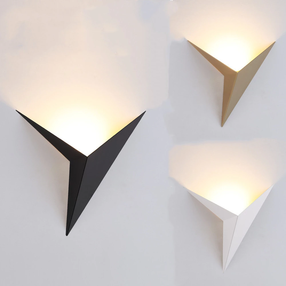 Wall Lamp Modern Minimalist Triangle Shape - Pixibow